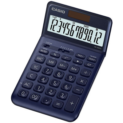 Calcolatrice tavolo Casio jw-200sc blu navy