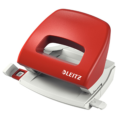 Perforatore Leitz 5038 - NeXXt series - 2 fori - 16 fg - rosso