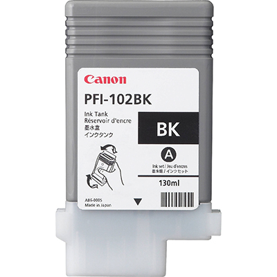 Ink Canon pfi-102bk nero