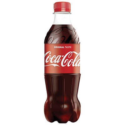 Coca cola bottiglietta plastica pet cl.45