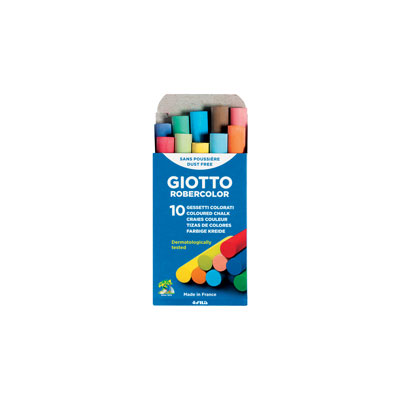 Gessi colorati Giotto robercolor - colori assortiti - pz 10