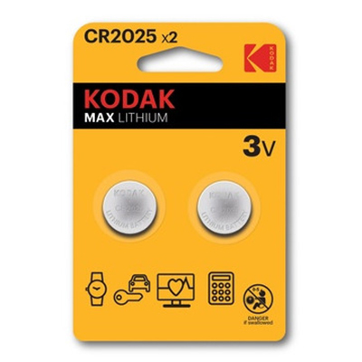 Batteria Kodak Max lithium CR2025 pz.2