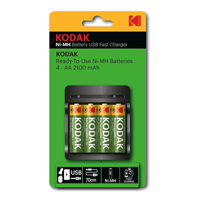 Caricabatterie Kodak kb4265 per 4 AA/AAA + 4 stilo AA