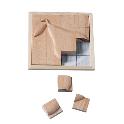 Puzzle in legno rilievo pera